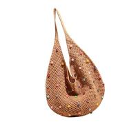 Sacca Da Spiaggia Colorata Per Donne Spalla Estetica Ascella Borse Alla All Della Borsa Tutto Quotidianamente Da Donna All'uncinetto Colorata