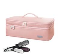 Sacca da viaggio Vibhgtf per strumenti per capelli - Custodia per capelli per capelli a doppio livello - borsa per il deposito resistente al calore per la spazzola ad aria calda di tutti i marchi, sto
