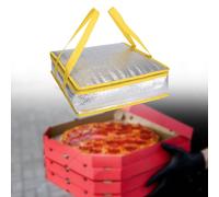 Sacca di consegna della pizza compatta resistente alla borsa isolata facile
