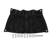 Sacca di conservazione in rete di nylon per kayak, porta attrezzi per kayak con cinghia elastica regolabile e hardware di montaggio in acciaio inox, organizzatore leggero per borra