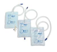 Sacca di drenaggio da letto per incontinenza securdrainvia con valvola e rubinetto 130 cm 30 pezzi