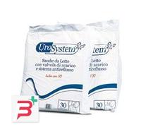 SACCA DI DRENAGGIO DA LETTO PER INCONTINENZA UROSYSTEM TUBO 90 CM CON SCARICO 30 PEZZI