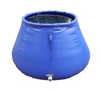 Sacca di Stoccaggio dell'Acqua Contenitore per Acque Dolci Portatile, Struttura Pieghevole Adatto per La Raccolta, Il Trasporto e Lo Stoccaggio dell'Acqua(Blue,300L90*70 * 60CM)