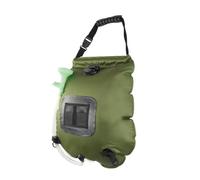 Sacca Doccia Solare e con Termometro , Verde Militare , size to 2 | Capacità , Sacca da Doccia Solare, Trasportabile, Serbatoio Acqua Portatile con Tubo, per Escursioni, Campeggiatori