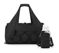 Sacca fitness da donna con scomparto per scarpe di grande capacità, borsa con bottiglie d'acqua, borsa per esercizi, palestra, fitness, yoga, fine settimana, c