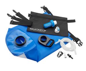 Sacca idrica katadyn befree gravity filter con sistema di filtraggio e tubo 10 litri