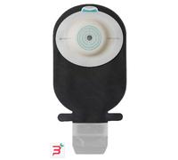 SACCA ILEOSTOMIA SENSURA MIO CONVEX SOFT RIVESTIMENTO NERO APERTURA ISPEZIONABILE MAXI FORO RITAGLIABILE 10-50 10 PEZZI