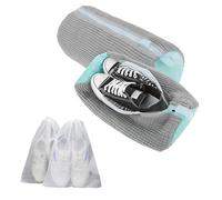 Sacca Lavatrice per Scarpe - 2 Pezzi con Spazzole Integrate + 2 Sacchetti Asciugascarpe, Adatta a Tutti i Tipi di Scarpe (Uomo, Donna, Bambino), Protegge Scarpe e Lavatrice