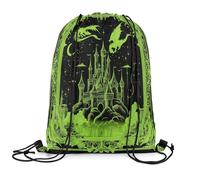 Sacca Palestra Drago Fatato Multifunzionale Drawstring Backpack Traspirante Borse da Viaggio per Nager Spiaggia Escursionismo