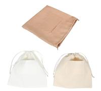 Sacca per Borsa Interna 35,5x35x0,5cm in Cotone Poliestere | 3 Pezzi, Chiusura Cordoncino, Struttura Rimovibile, per Spostamenti Quotidiani e Uscite in Città