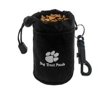 Sacca per cani con clip, per cani e camminate, accessorio per kibble, giocattoli, premi per allenamento, supporto per animali domestici, borsa per esterni, Nero, descrizione, descrizione