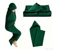 Sacca Per Il Sonno Per Adulti E Bambini - Coperta Leggerissima Indossabile Per Alleviare Lo Stress E L'ansia, Pod Per Il Sonno Lavabile(GREEN,Large)