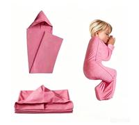 Sacca Per Il Sonno Per Adulti E Bambini - Coperta Leggerissima Indossabile Per Alleviare Lo Stress E L'ansia, Pod Per Il Sonno Lavabile(PINK,Small)