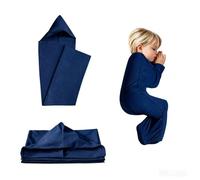Sacca Per Il Sonno Per Adulti E Bambini - Coperta Leggerissima Indossabile Per Alleviare Lo Stress E L'ansia, Pod Per Il Sonno Lavabile(BLUE,Small)