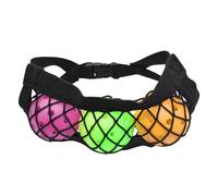 Sacca per palline - in rete a prova di graffio | Rete portatile per tennis racquetball | Supporto durevole con cordino organizer da trasporto protezione leggera
