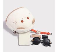 Sacca per peluche gatto giocattolo ripieno gatto morbido con borsetta della