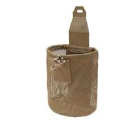 Sacca per rifiuti, grande capacità, pieghevole, in rete, borsa portaoggetti a sgancio rapido, robusta borsa con coulisse, leggera, ideale per escursioni, caccia e campeggio, 19 x 23 cm, cachi, Refer