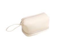 Sacca Per Trucco Capacità A Doppio Strato Sacca Da Toilette Per Viaggi Viaggi Cosmetici Lavaggio A Colori Solidi Donna Doppio Strato Toilette Trucco Viaggio