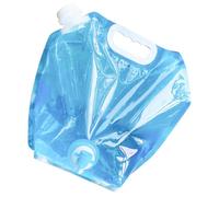 Sacca Porta Acqua Pieghevole 5l Trasparente per Campeggio e Viaggi | Pet Pa Pe, Livello Visibile, Comoda da Trasportare, per Escursioni e Gite su Strada