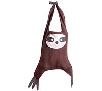 Sacca Portabiancheria Portapigiama Bambini da appendere bradipo marrone 39 x 36 cm cotone Fair Trade Ringelsuse