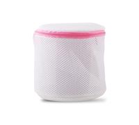Sacca Salvabiancheria per Lavatrice 20x25 cm a Rete con Cerniera Rosa