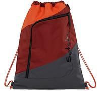 Sacca Satch Fire Up Casual/Sportivo Donna Poliestere Riciclato Rosso/Grigio