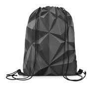 Sacca Sportiva Geometric Geometry Stripe Line Zaino con Coulisse Portaoggetti Sacche Sportive Sport Borsa con Coulisse per Scuola Viaggi Palestra 36X42CM