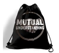 Sacca Sportiva Motivational Quote - Mutual Understanding Zaino con Coulisse Fashion Drawstring Bag Unisex Borsa con Coulisse per Viaggi Piscina Festival S