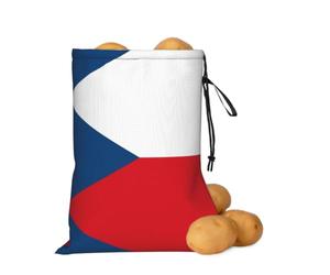 Sacca traspirante per patate e cipolle con bandiera della Repubblica Ceca