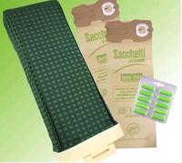 SACCA UNITÀ FILTRO FOLLETTO VK 120 CONF DI SACCHETTI+10 PROFUMI VORWERK KOBOLD