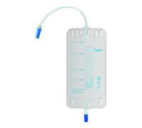 Safety SACCA DI DRENAGGIO DA GAMBA PER INCONTINENZA TUBO 35 CM 10 PEZZI