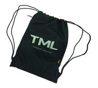 Sacca zainetto coulisse nero TML TUA MADRE E' LEGGENDA con zip laterale 34,5x46