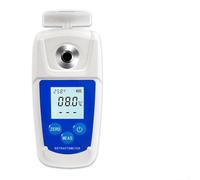 Saccarimetro digitale, tester dello zucchero 0-32% e 0-55% per BRIX, compensazione automatica della temperatura, rifrattometro alimentare portatile con custodia per l'industria delle bevande, blu (0