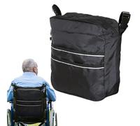 Sacche Per Sedie a Rotelle,Zaino Posteriore Per Sedia A Rotelle Con Strisce Rifrangenti - Organizer Multiuso Per Ospedali Riabilitazione Anziani Viaggio Bambini Adulti Aereo Shopping Esterno