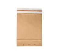 Bong Packaging - 69116 - Sacchetti a fondo quadro E-Green - 40 x 50 x 10 + 10 cm - carta kraft - avana - Bong Packaging - conf. 100 pezzi - 97515 - Conf. da 1 Pz. - 69116