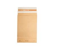 Bong Packaging - 69113 - Sacchetti a fondo quadro E-Green - B4 - 25 x 35 x 5 + 10 cm - carta kraft - avana - Bong Packaging - conf. 250 pezzi - 97512 - Conf. da 1 Pz. - 69113