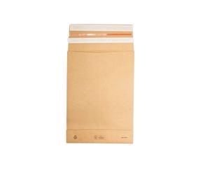 Sacchetti a fondo quadro E-Green - B4 - 25 x 35 x 5 + 10 cm - carta kraft - avan