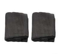 Sacchetti a rete per alberi da frutto a maglia fine, 2 pezzi, barriera per uccelli con cerniera e coulisse, per proteggere piante da giardino contro scoiattoli, conigli insetti, nero, 1 x 1 m (1,8 x