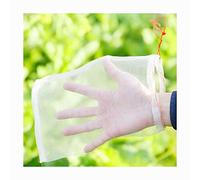 Sacchetti a rete per frutta, 50 pezzi di rete in nylon for piante e frutta, con coulisse, for insacchettare, for sacchetti di coltivazione del riso, for semina, in garza, imbevuti di semi.(30x20)
