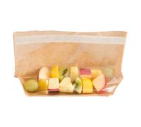 Sacchetti Alimenti Avana con Finestra Trasparente Adesiva 27x15 cm 100 pz Garcia