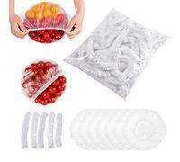 Sacchetti Alimenti Conservazione del Fresco, 300 Pezzi Elastici Salvafreschezza Coprivivande Plastica Sacchetti per Conservare Freschi, per La Protezione della Freschezza delle Verdure