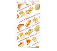 SACCHETTI ANTIGRASSO 12X26 GREAS 1000PZ BUSTE CARTA ASPORTO ALIMENTI FORNO