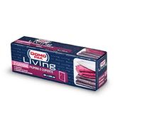 Sacchetti Antipolvere per Coperte e Piumoni - Organizza il Tuo Armadio e Proteggi la Biancheria - 2 Buste Trasparenti 80x108cm - Domopak Living