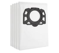 Sacchetti aspirapolvere 5 pezzi compatibili Kärcher WD4 WD5 WD6 MV4 MV5 MV6, filtro carta 3 veli alta resistenza, set ricambio sacchetti per aspiratori pulizia casa e ufficio