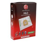 Sacchetti Aspirapolvere Hoover H63 Pureepa 35600536 4 Pezzi Vlies Bianco