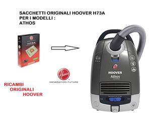 SACCHETTI ASPIRAPOLVERE HOOVER ORIGINALI H73A ATHOS 1 CONFEZIONE