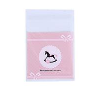 Sacchetti autoadesivi con chiusura a forma di orso, piccoli sacchetti regalo per snack, panetteria, caramelle, biscotti, sapone, decorazione per feste, matrimoni, cavallo