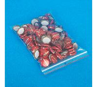 SACCHETTI BUSTE CHIUSURA PRESSIONE trasparenti PE 60 my 6x8cm 1000 unita