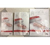 SACCHETTI BUSTE GOFFRATI GOFFRATE GOFFRATO SOTTOVUOTO ALIMENTI 15x30 20x30 25x35
