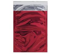 SACCHETTI BUSTE METALLIZZATE ROSSE CON CHIUSURA ADESIVA CM 35X47 CF.50 PZ.